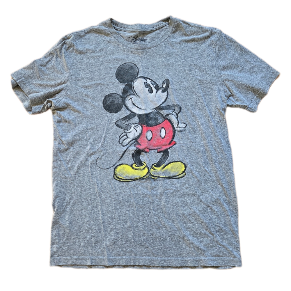 Disney Gray Mickey Mouse Men's T-Shirt